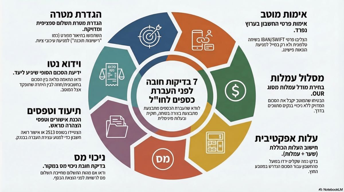צק ליסט העברה לבעלי עסקים ומשקיעים